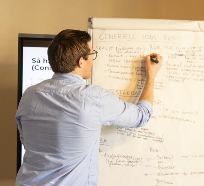 Workshop session mapping current processes and bottlenecks